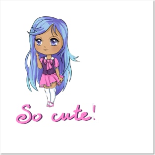 So cute chibi girl! Posters and Art